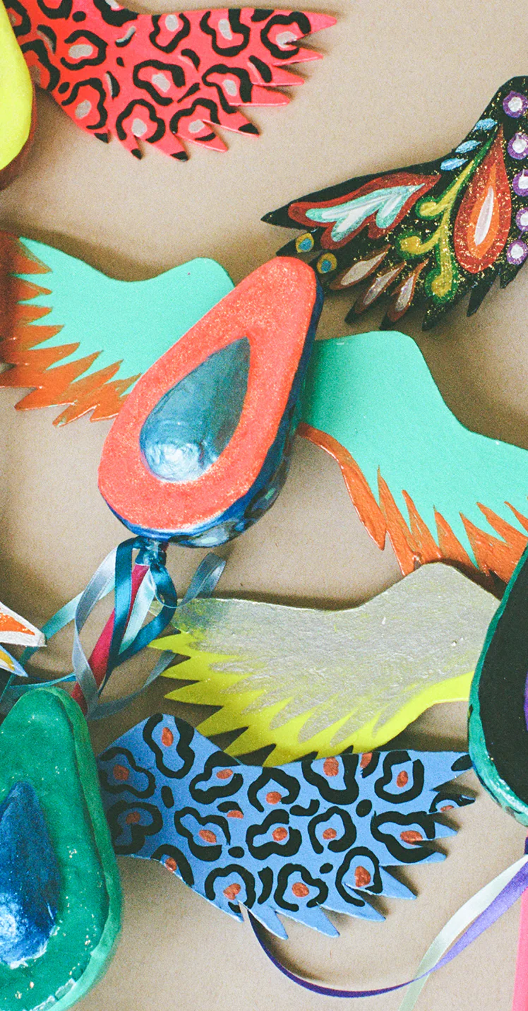 Aqua Winged Avocado Shaker - Image 4