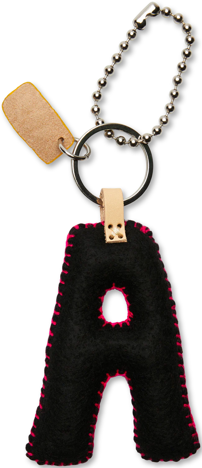 Black Felt Alphabet Charms - Image 29