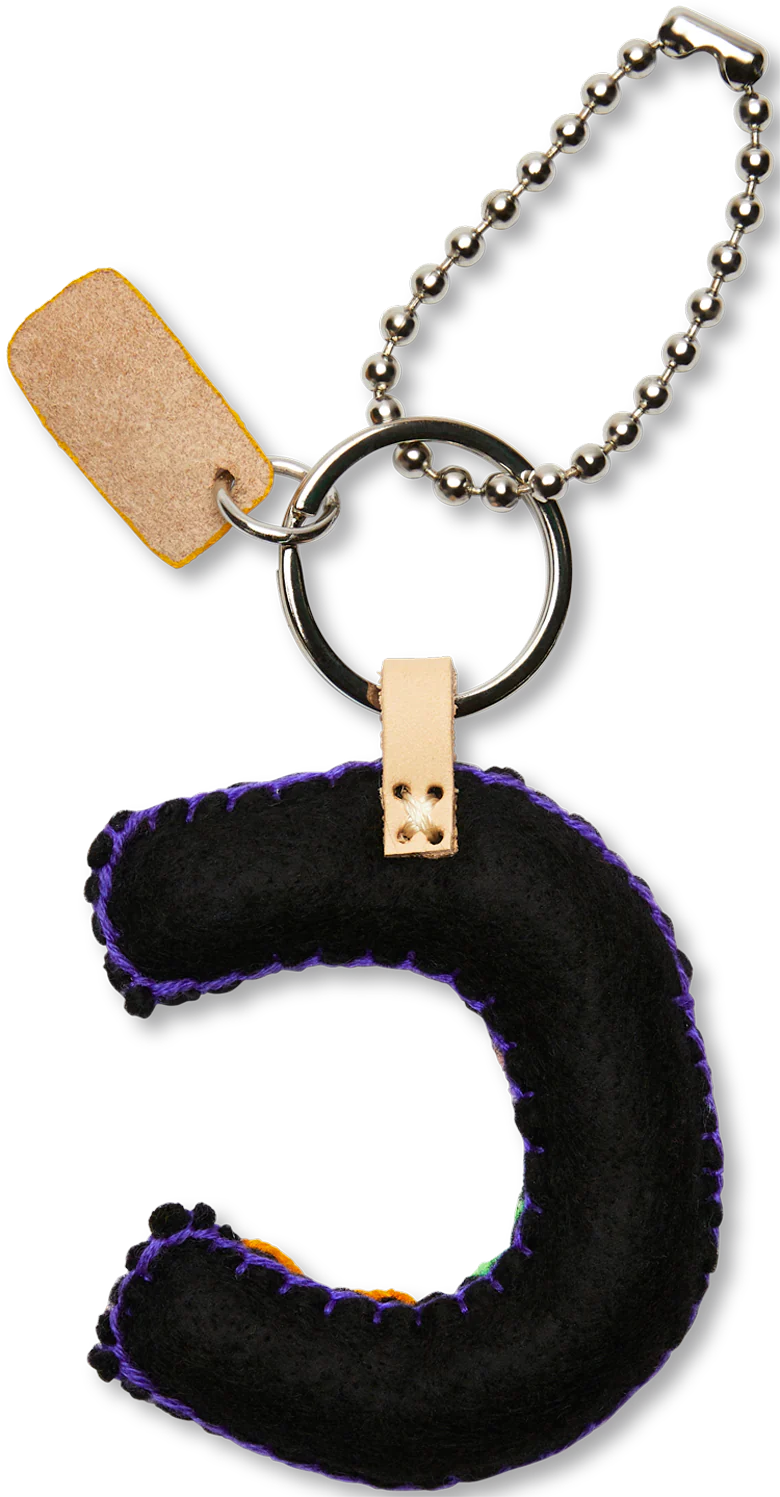 Black Felt Alphabet Charms - Image 31