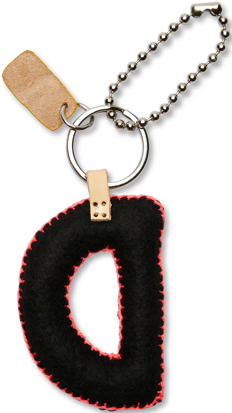 Black Felt Alphabet Charms - Image 32
