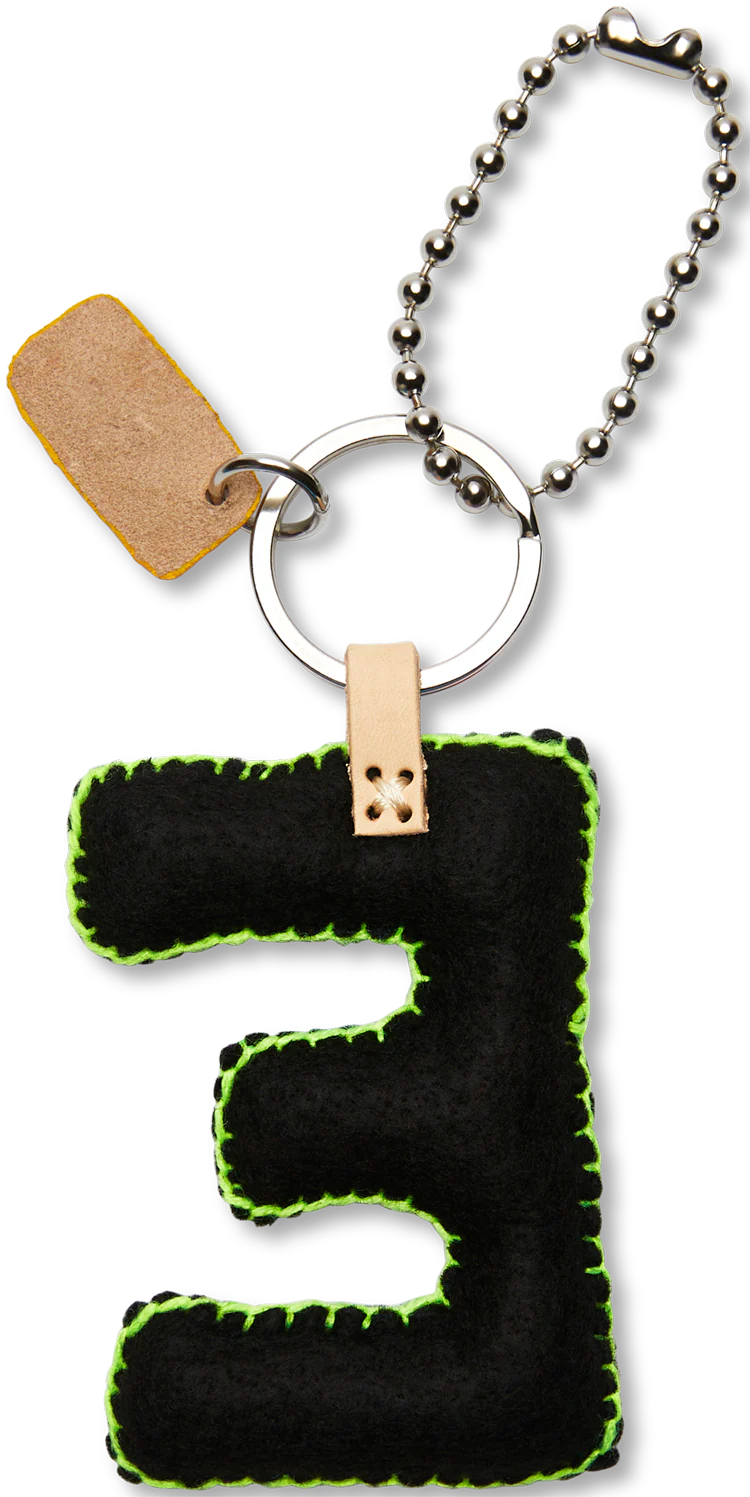 Black Felt Alphabet Charms - Image 33