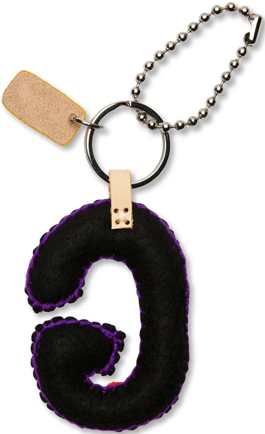 Black Felt Alphabet Charms - Image 35