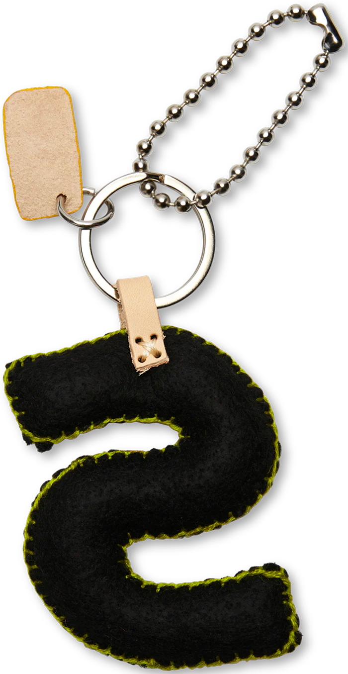 Black Felt Alphabet Charms - Image 47