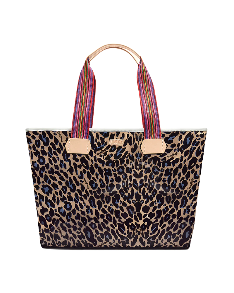 Blue Jag Zipper Tote