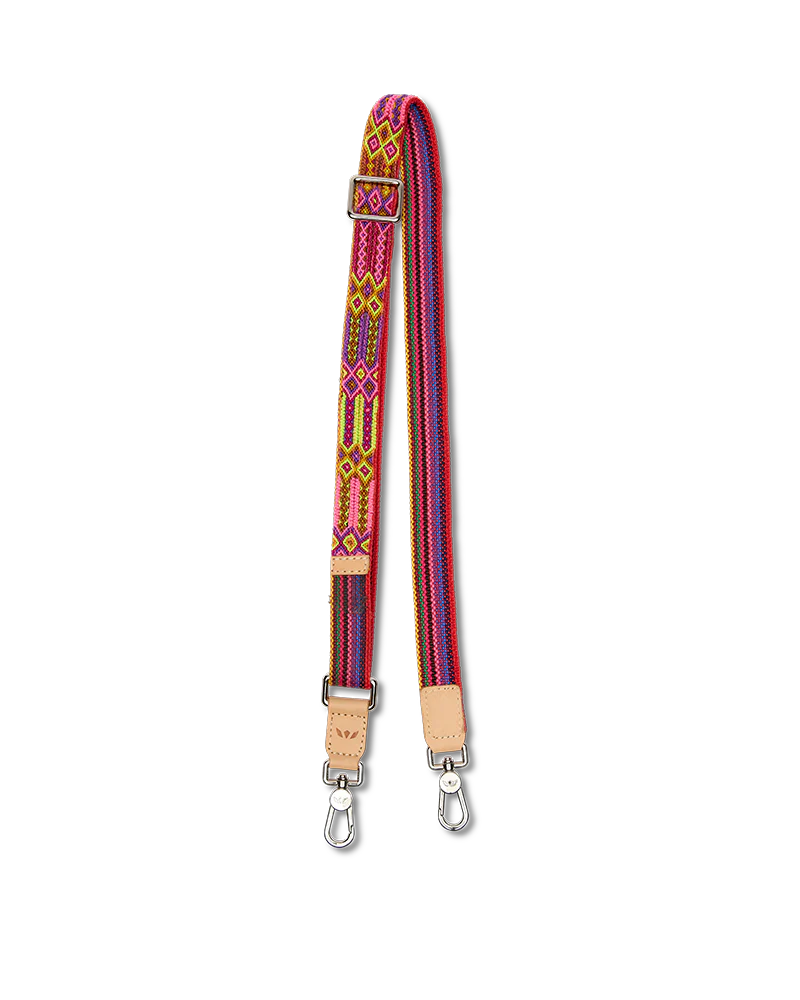 Bubbles Slim Webbing Crossbody Strap