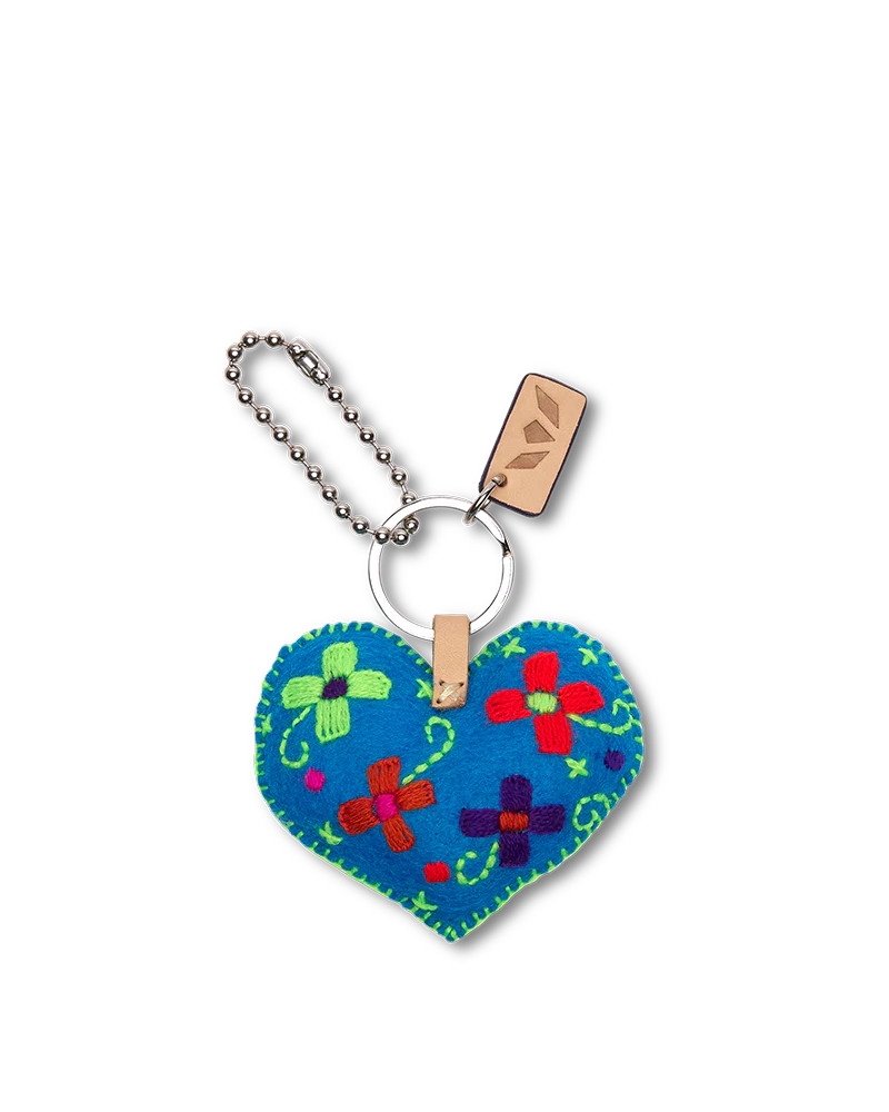 Corazon Grande Turquoise Charm