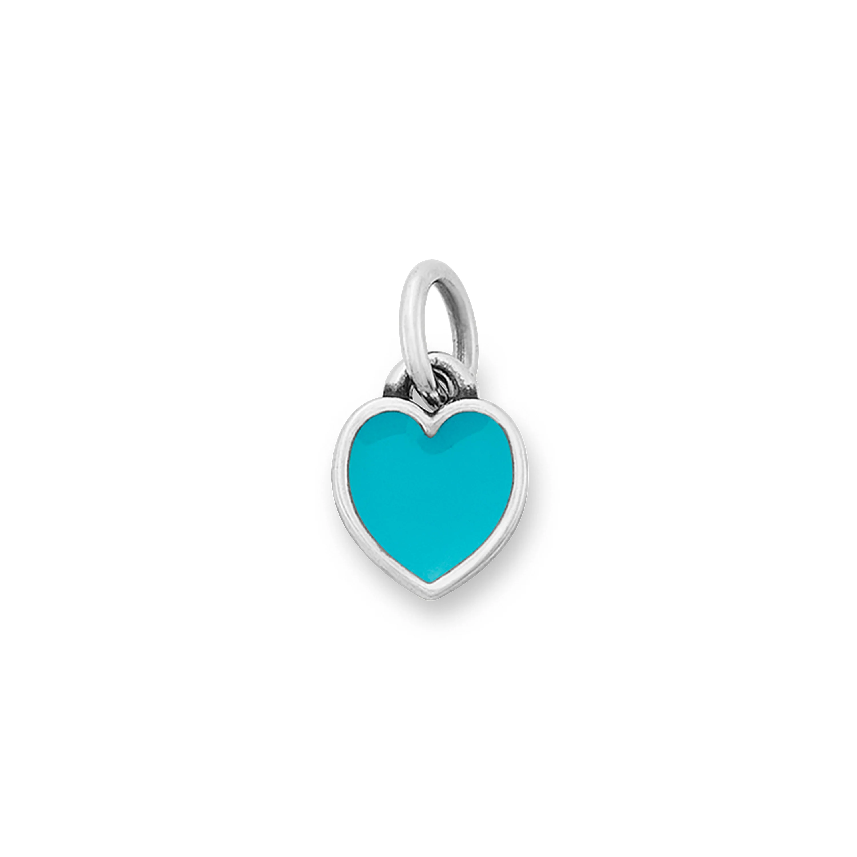 Enamel Blue Connected Hearts Charm - Image 2