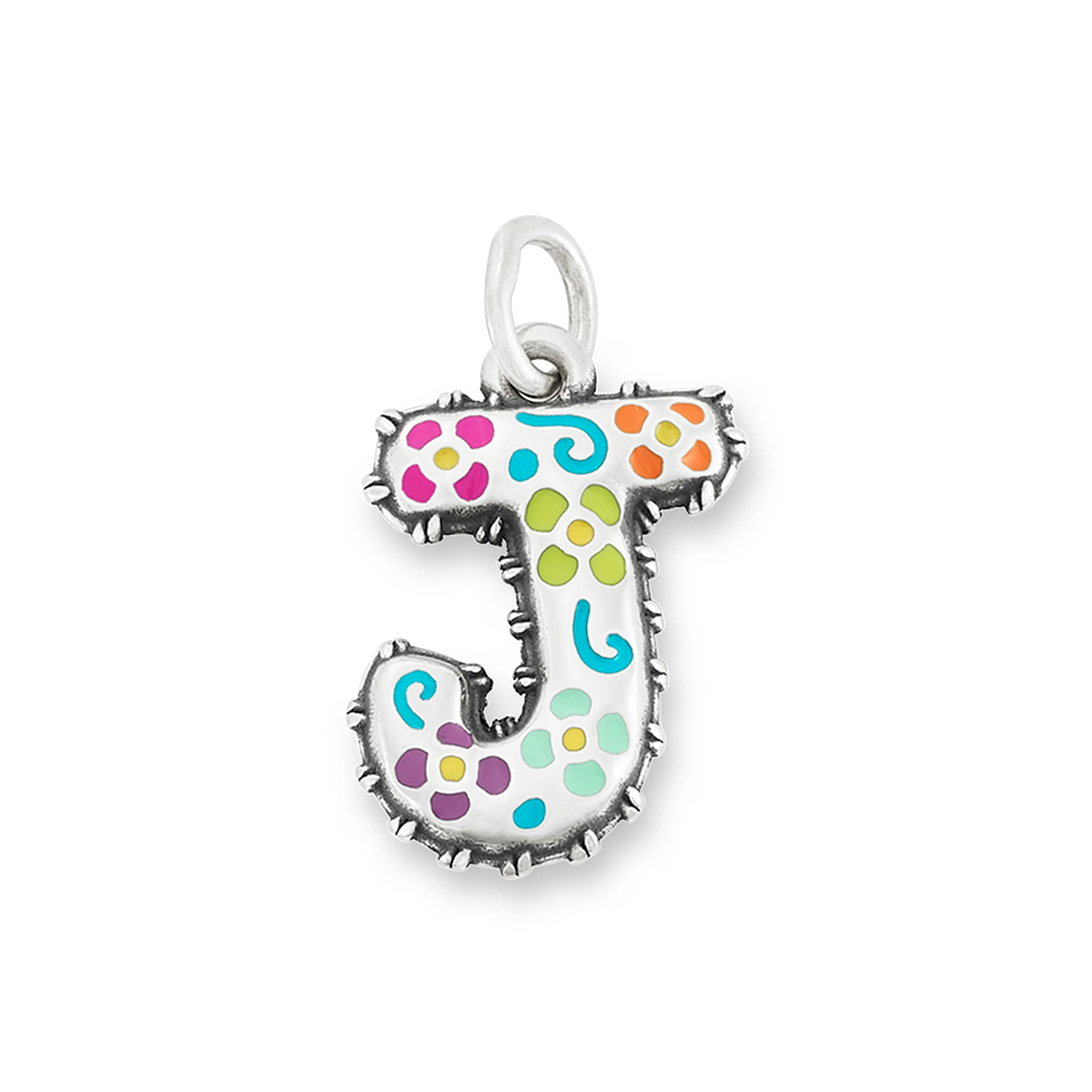 Enamel Consuela Floral Initial Charm - Image 11