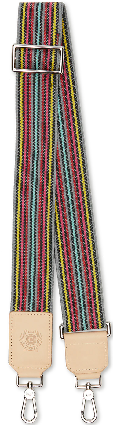 Grey Webbing Crossbody Strap - Image 2