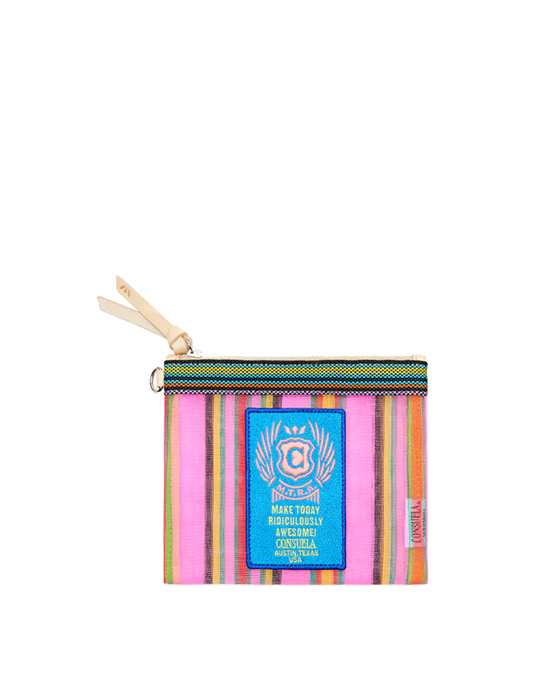 Lizzie Patch Mini Slim Zip Pouch