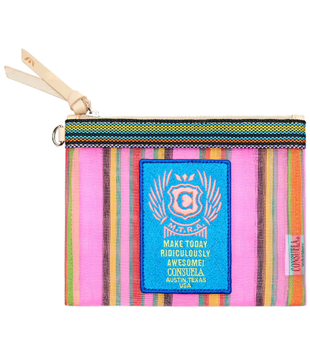 Lizzie Patch Mini Slim Zip Pouch - Image 2