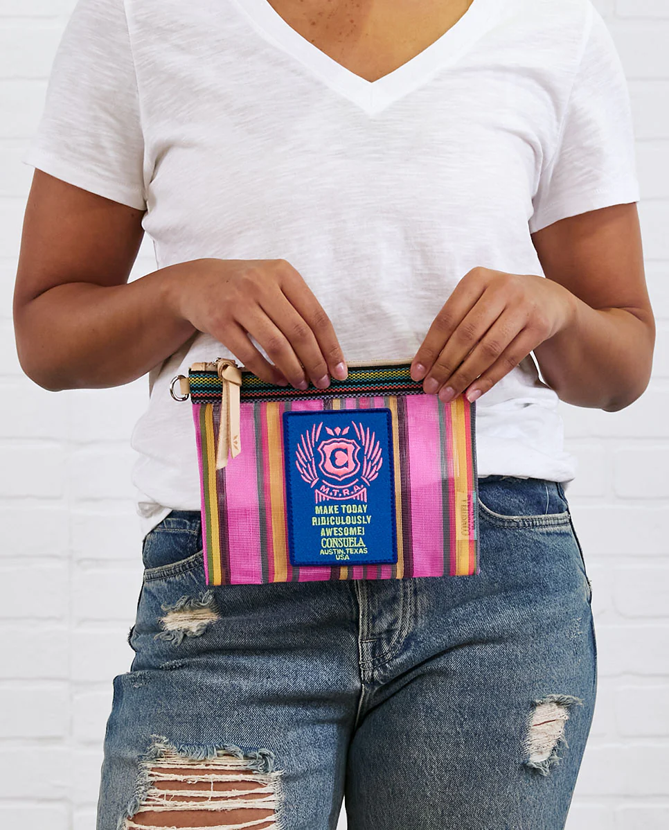 Lizzie Patch Mini Slim Zip Pouch - Image 4