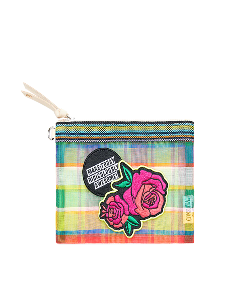 Marcela Patch Mini Slim Zip Pouch - Image 2