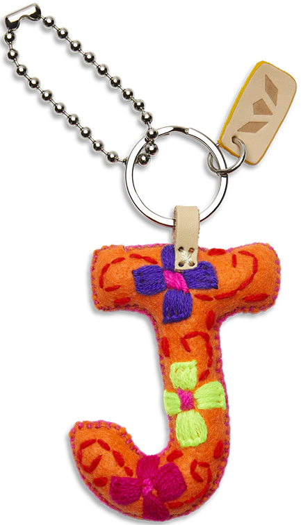 Orange Felt Alphabet Charms - Image 12