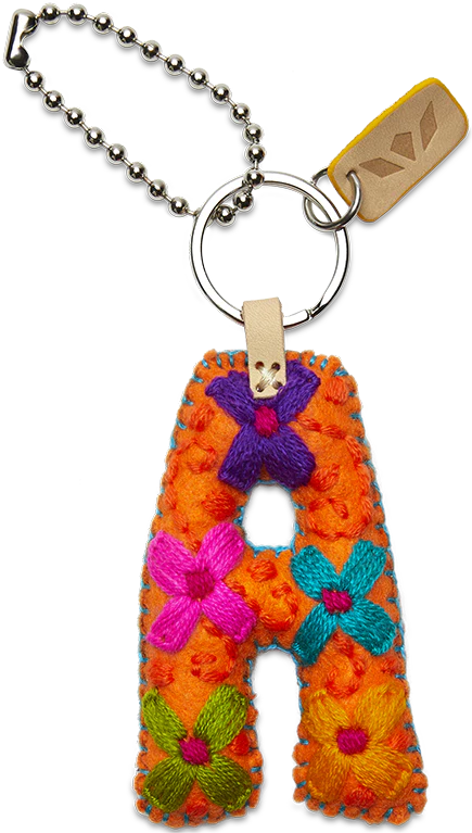 Orange Felt Alphabet Charms - Image 3
