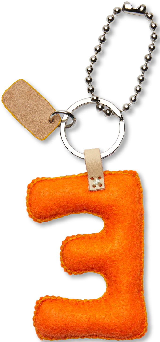 Orange Felt Alphabet Charms - Image 33