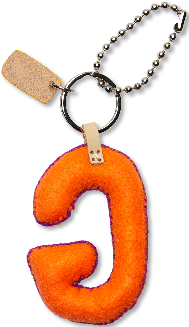 Orange Felt Alphabet Charms - Image 35