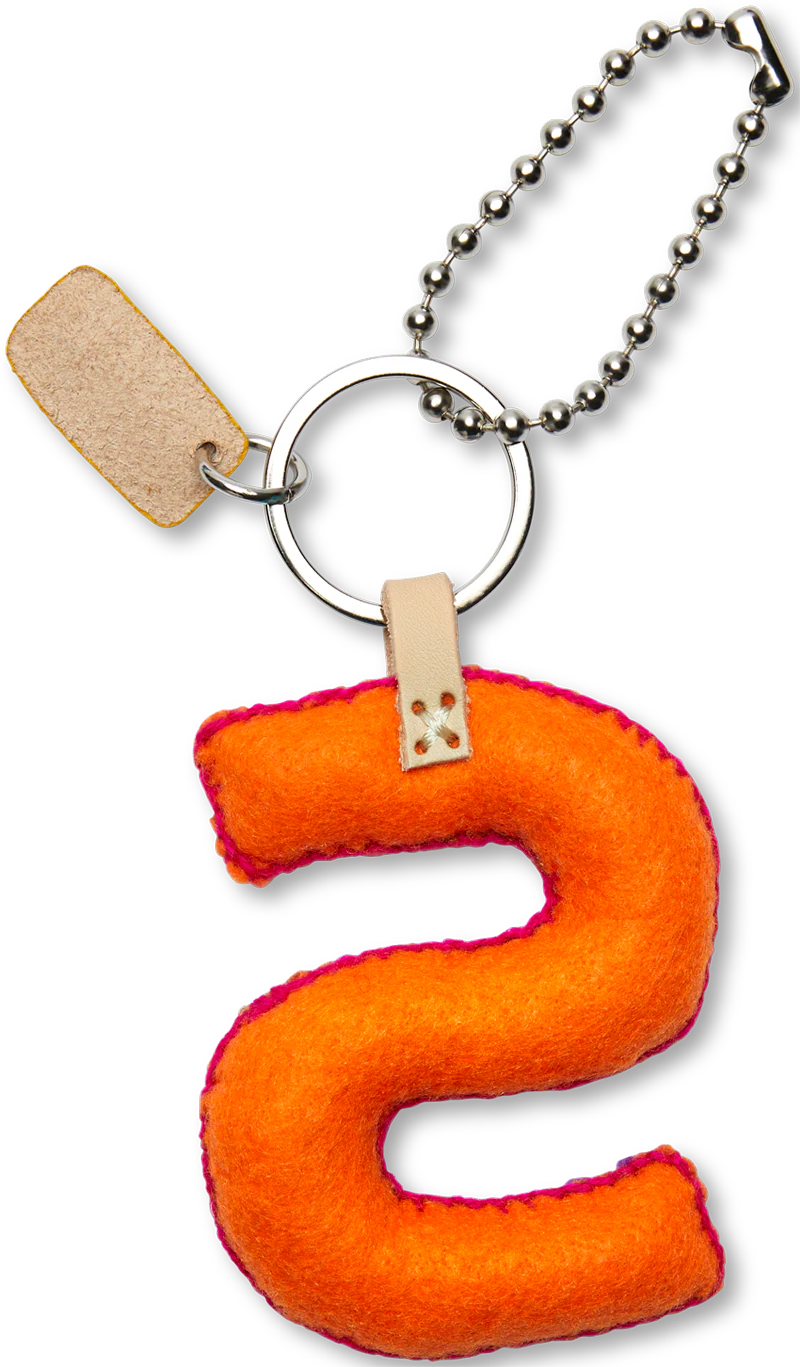 Orange Felt Alphabet Charms - Image 47