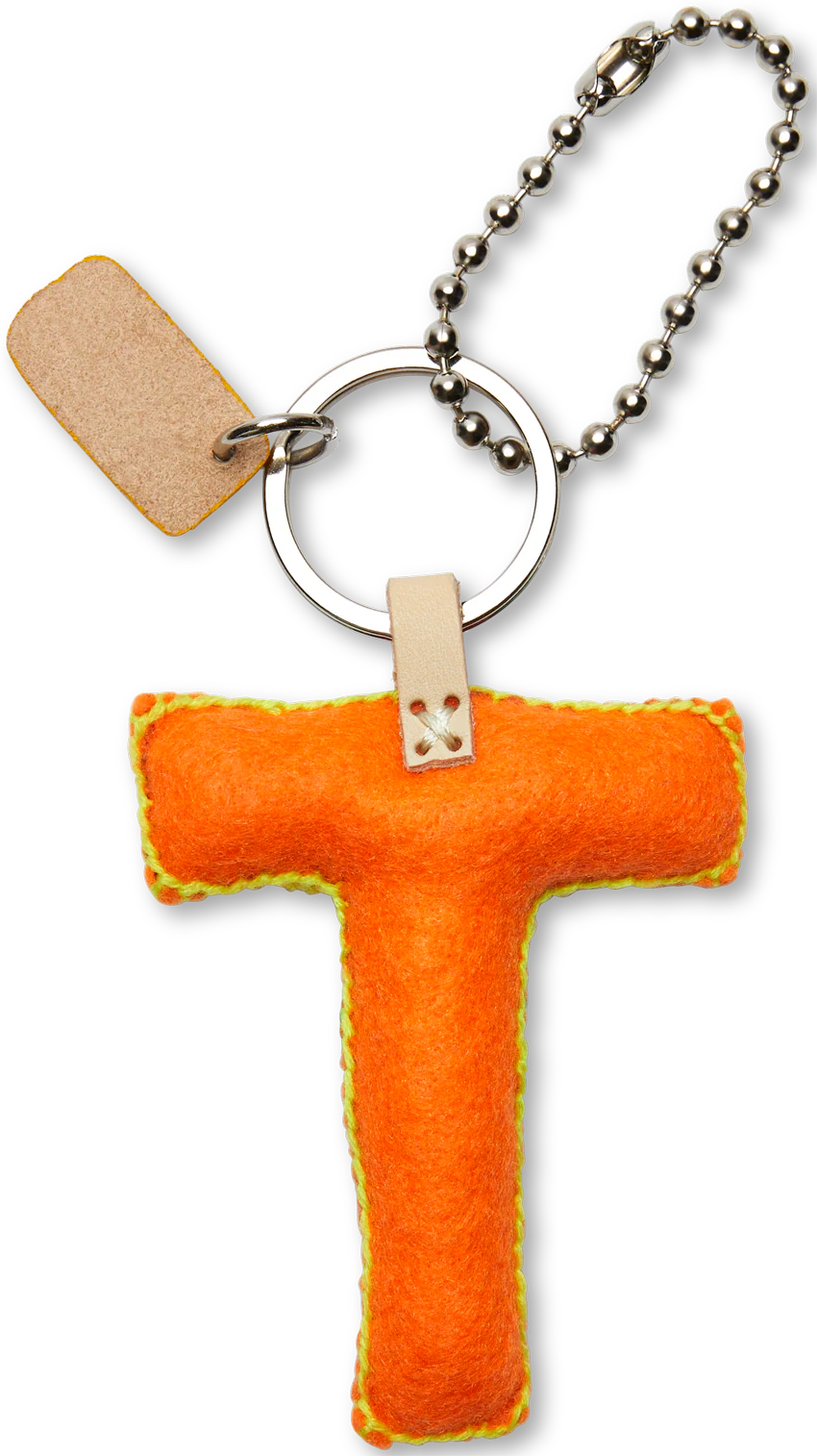 Orange Felt Alphabet Charms - Image 48