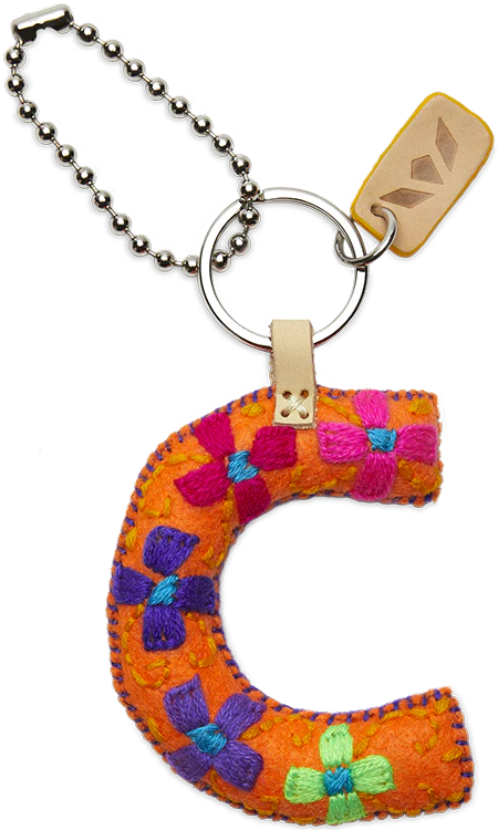 Orange Felt Alphabet Charms - Image 5