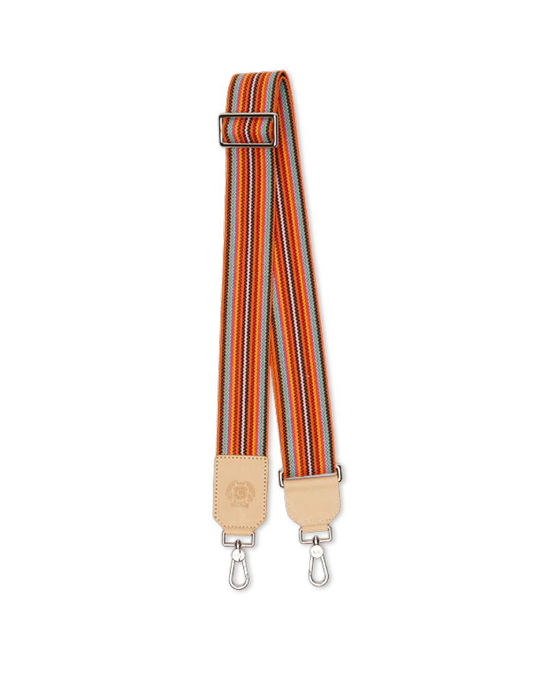 Orange Webbing Crossbody Strap