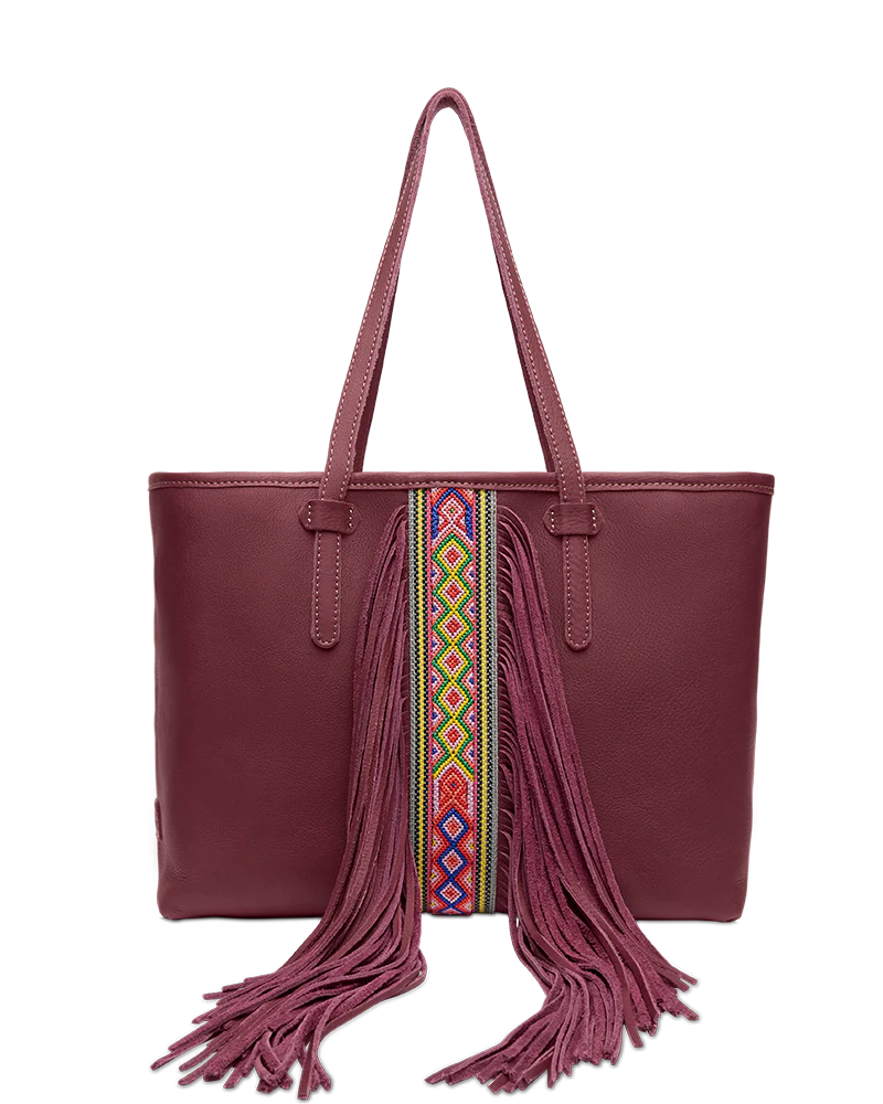 Plum Breezy Fringe
