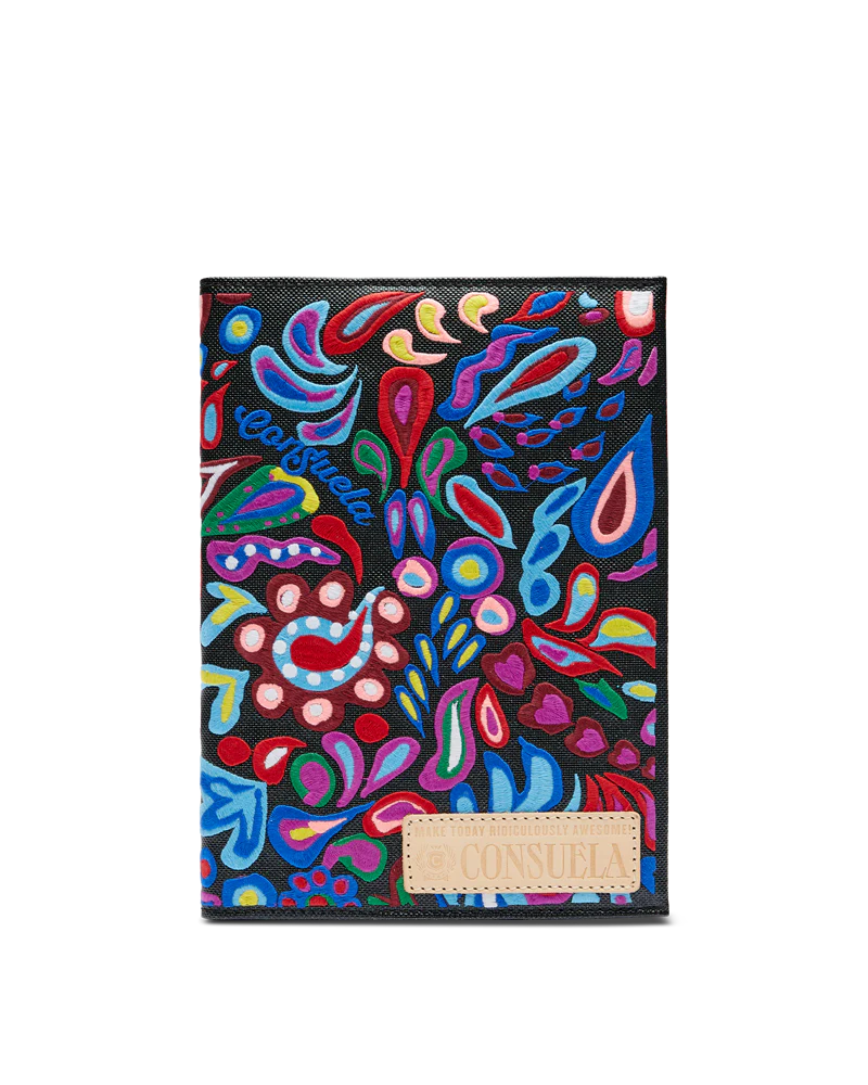 Posh Embroidered Notebook Cover