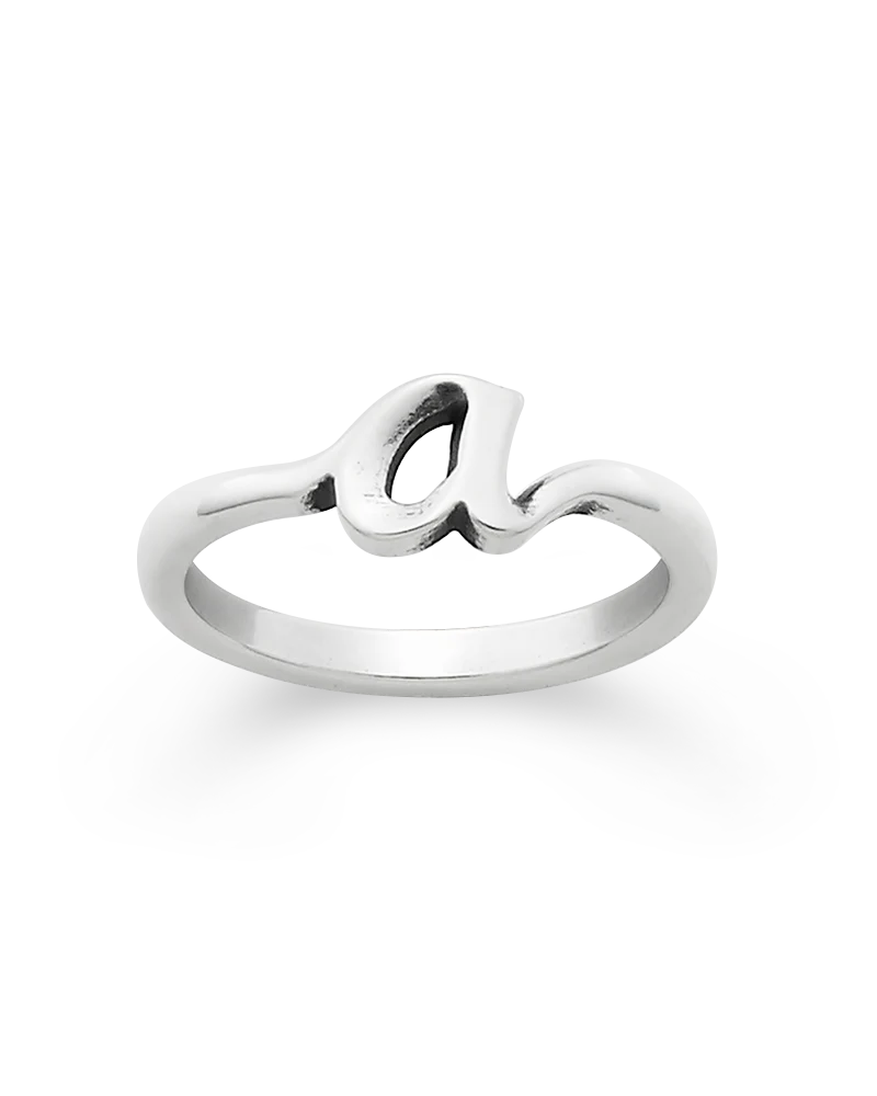 Script Initial 'A' Ring - Image 3