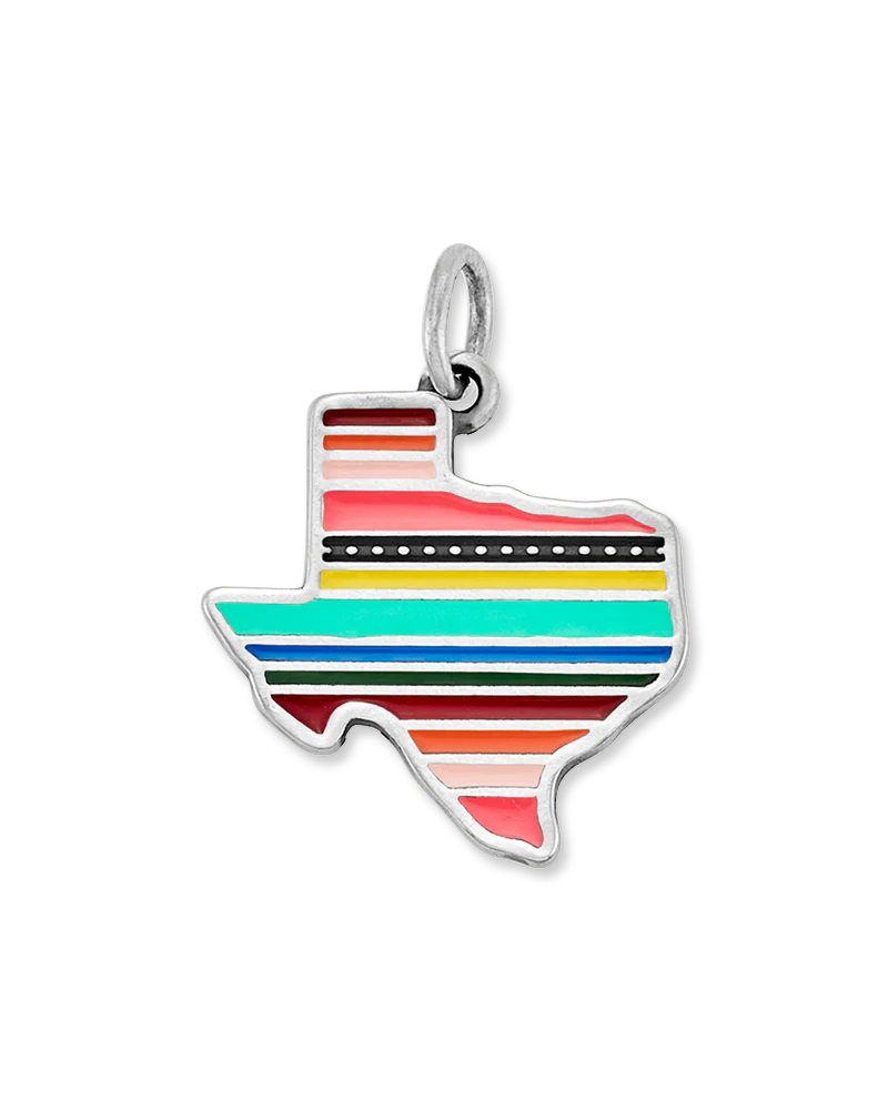 Enamel Texas Serape Charm