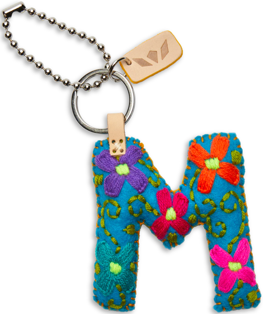 Turquoise Felt Alphabet Charms - Image 15