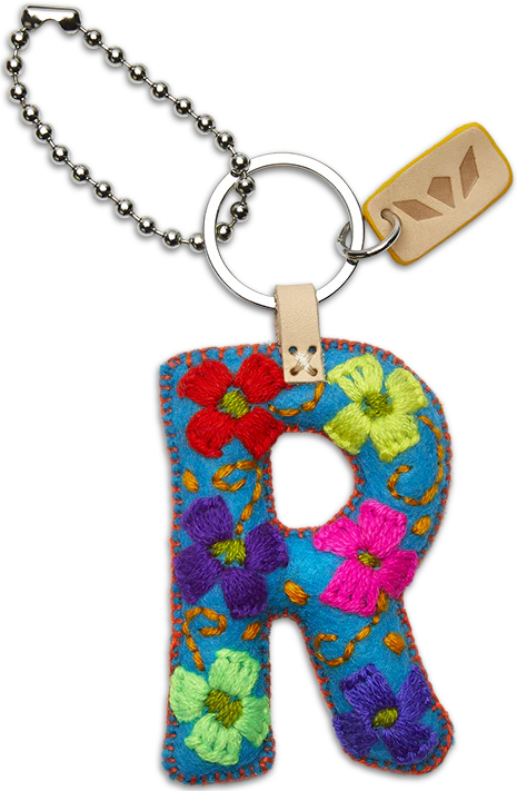 Turquoise Felt Alphabet Charms - Image 20