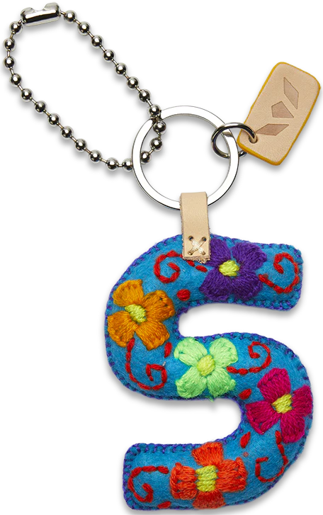 Turquoise Felt Alphabet Charms - Image 21