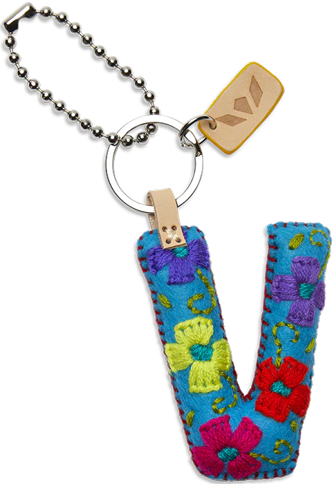 Turquoise Felt Alphabet Charms - Image 24