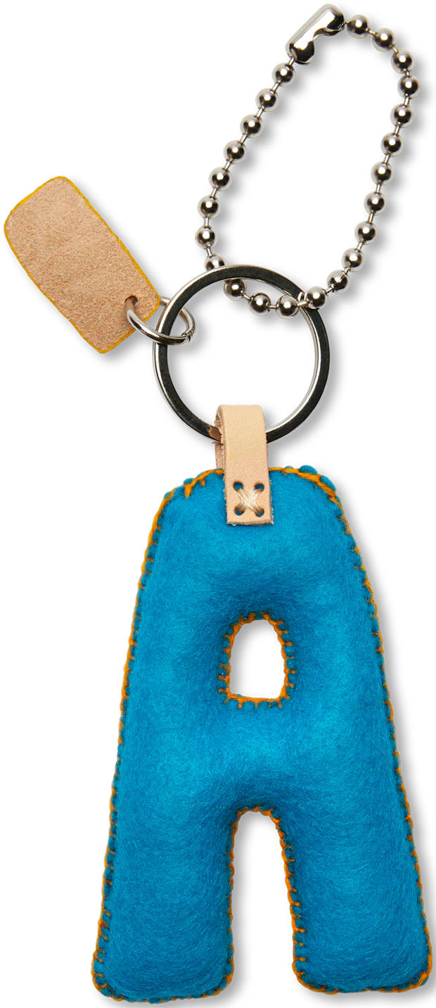 Turquoise Felt Alphabet Charms - Image 29