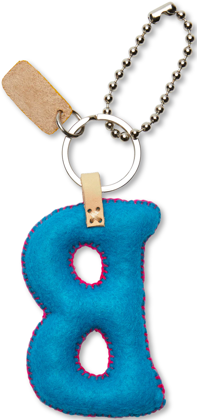 Turquoise Felt Alphabet Charms - Image 30