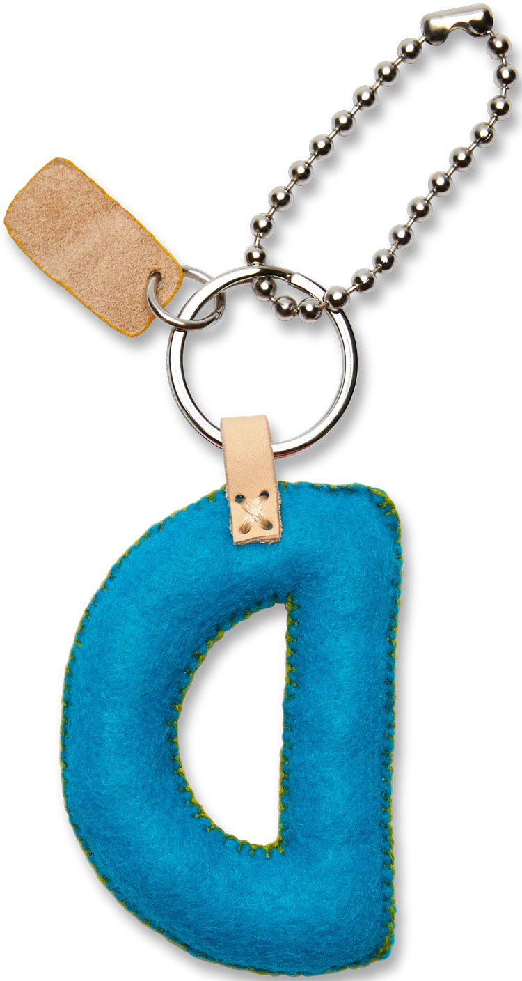 Turquoise Felt Alphabet Charms - Image 32