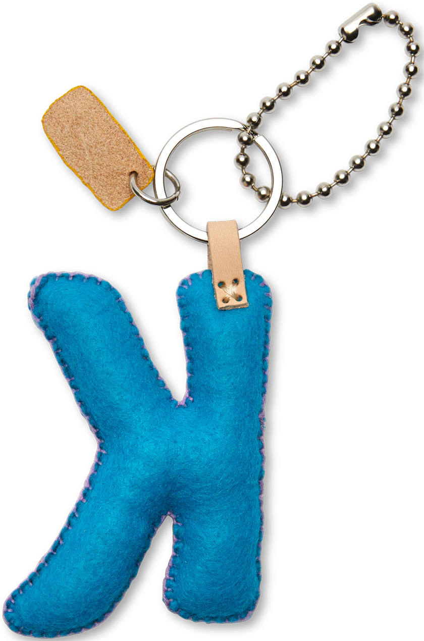 Turquoise Felt Alphabet Charms - Image 39