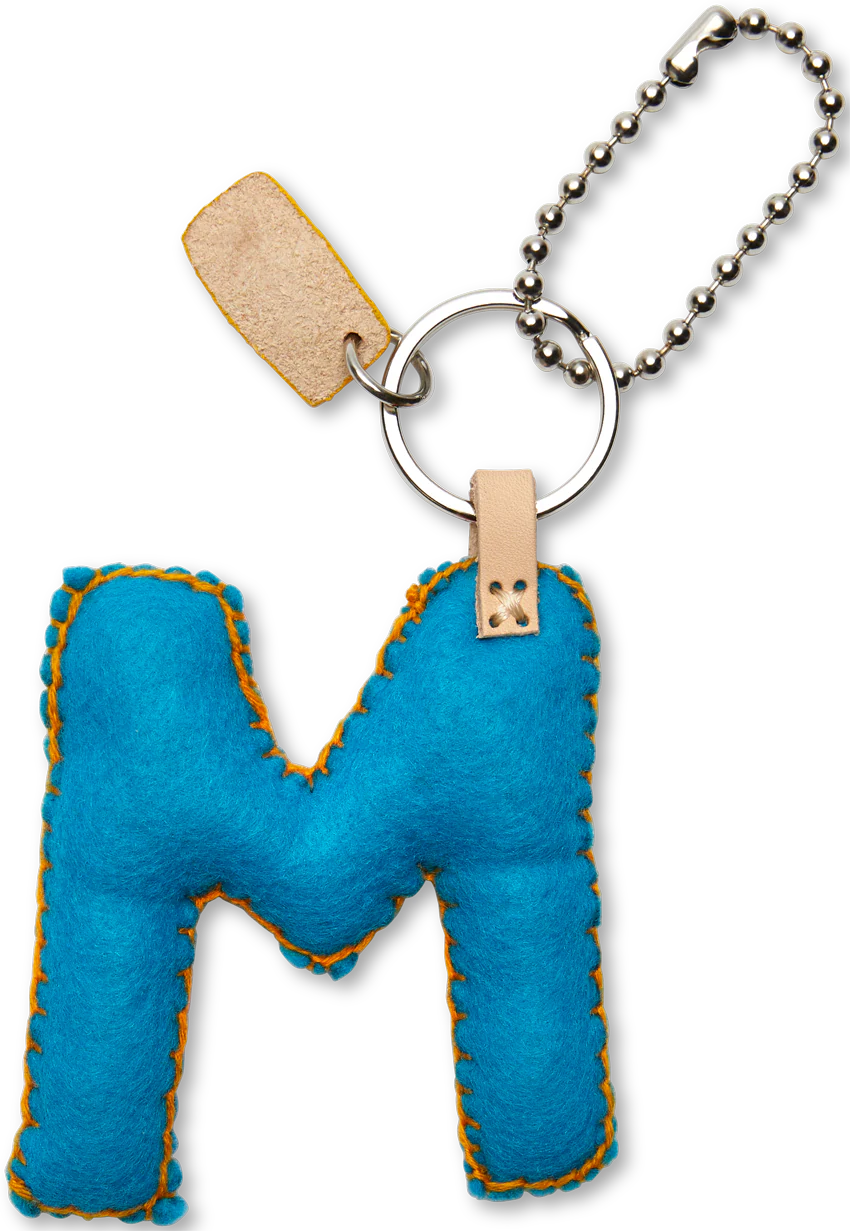 Turquoise Felt Alphabet Charms - Image 41