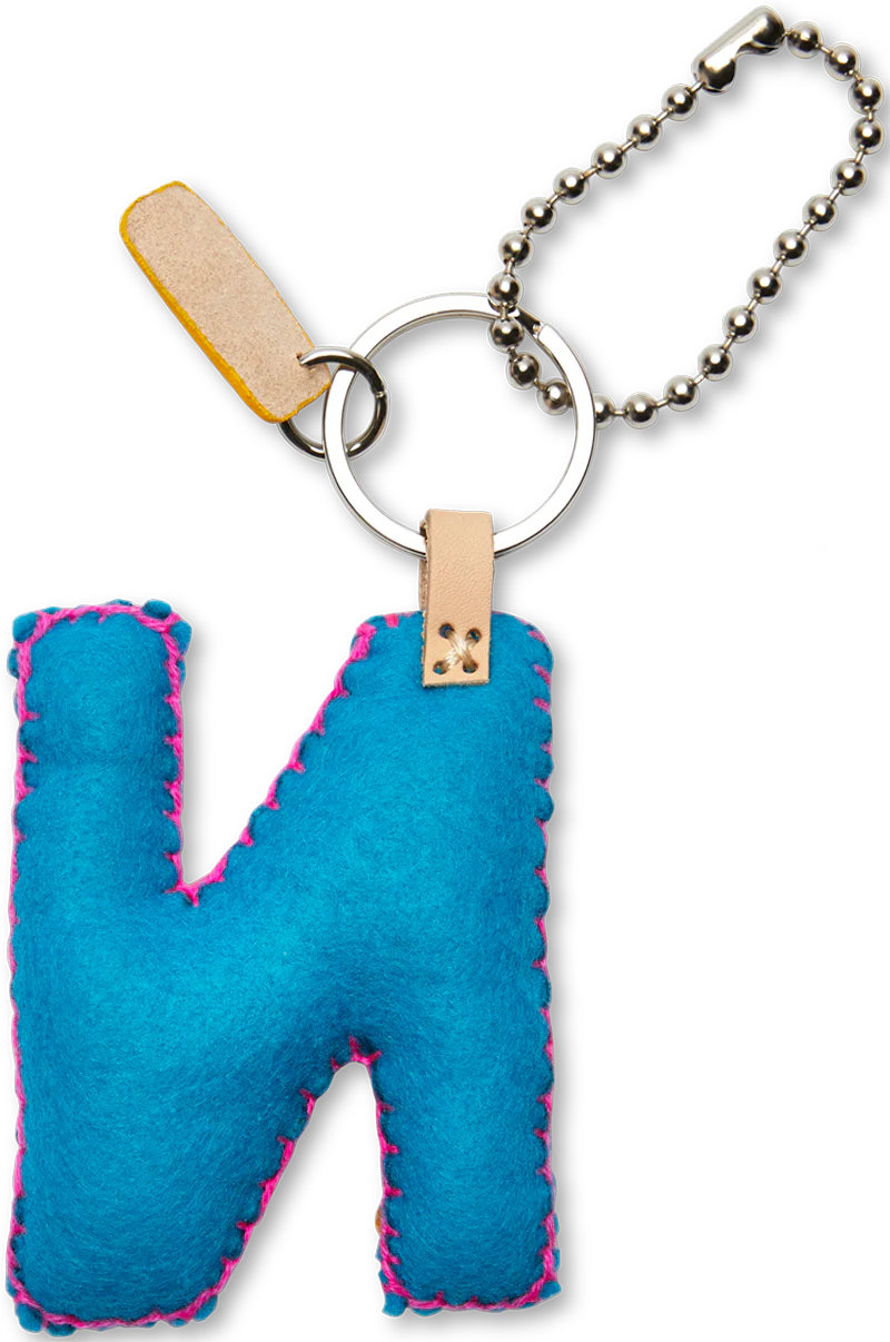Turquoise Felt Alphabet Charms - Image 42