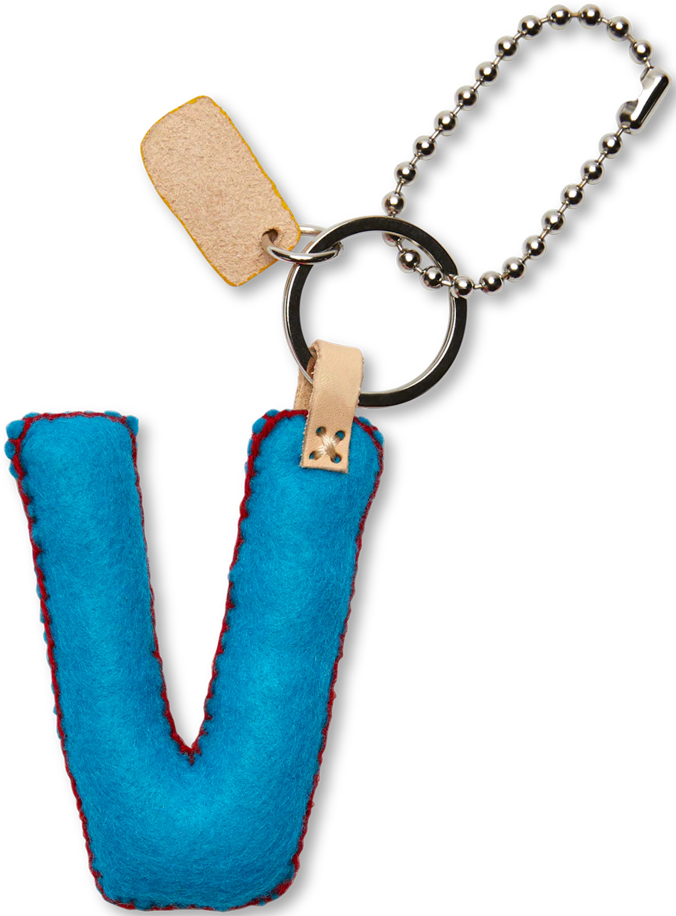 Turquoise Felt Alphabet Charms - Image 50