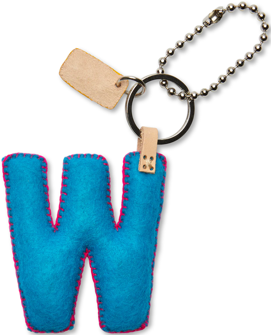 Turquoise Felt Alphabet Charms - Image 51