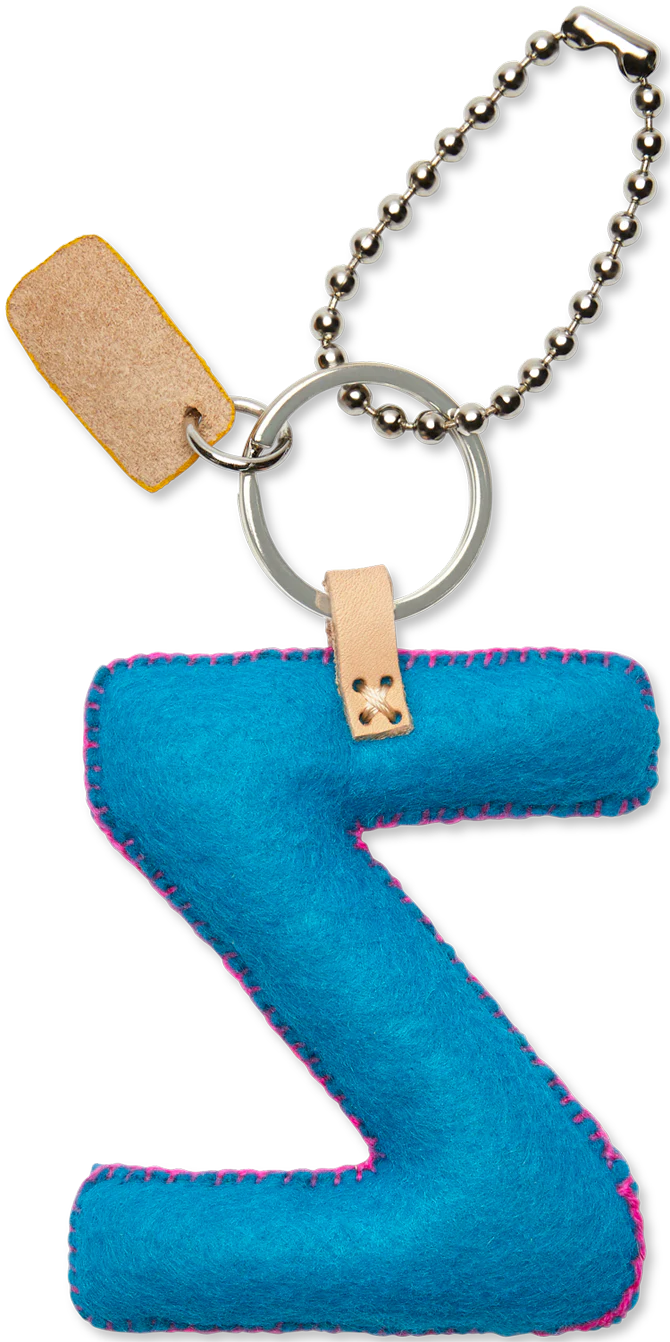 Turquoise Felt Alphabet Charms - Image 54