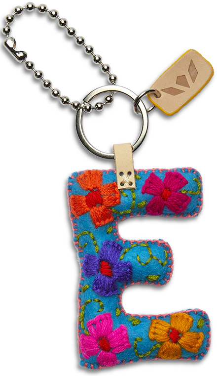 Turquoise Felt Alphabet Charms - Image 7